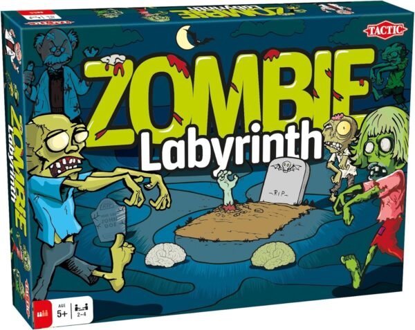 Tactic Games US Zombie Labyrinth (Multi) Board Game (4 Player)