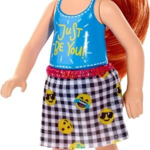 Barbie Club Chelsea Doll, 6-inch Redhead with Flower-Shaped Sunglasses, Multi