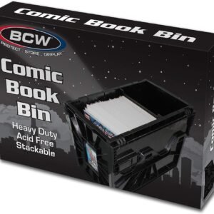 Short Comic BIN - Plastic - Black