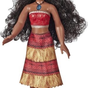Disney Princess Musical Moana Fashion Doll with Shell Necklace, Sings 'How Far I'll Go,' Toy for 3 Year Olds and Up