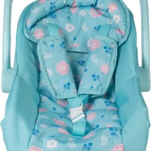 Adora Baby Doll Car Seat - Flower Power Car Seat Carrier, Perfect Doll Accessory That Fits Dolls Up to 20 inches