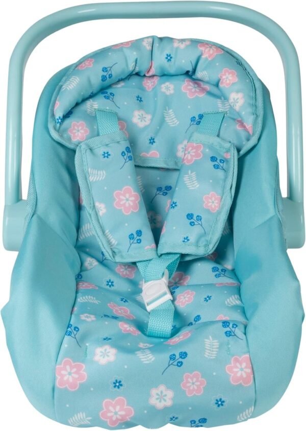 Adora Baby Doll Car Seat - Flower Power Car Seat Carrier, Perfect Doll Accessory That Fits Dolls Up to 20 inches