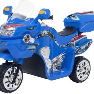 Ride on Toy, 3 Wheel Motorcycle Trike for Kids by Rockin' Rollers  ? Battery Powered Ride on Toys for Boys and Girls, 2 - 5 Year Old - Blue FX
