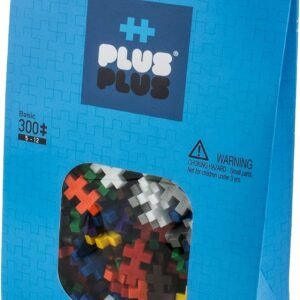 PLUS PLUS ? Basic Mix - 300 Piece, Construction Building Stem/Steam Toy, Mini Puzzle Blocks for Kids