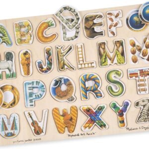 Melissa & Doug Alphabet Art Wooden Puzzle (26 pcs)