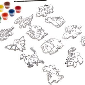 Suncatcher Group Activity Kit, Dinosaur 12/Pkg