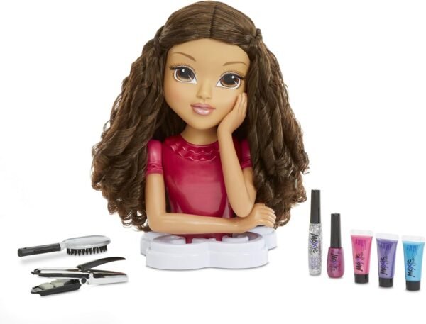 Moxie Girlz Magic Hair Makeover Sophina 4-in-1 Styling Head