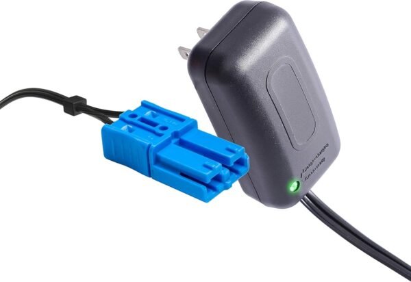 12 Volt Kid Trax Battery Charger with Grid Connector, for 12V Child Ride On Car Dodge Ram 3500 Beetle Mini Rideammales Scout Disney Mickey Minnie or Mouse Coupe and More