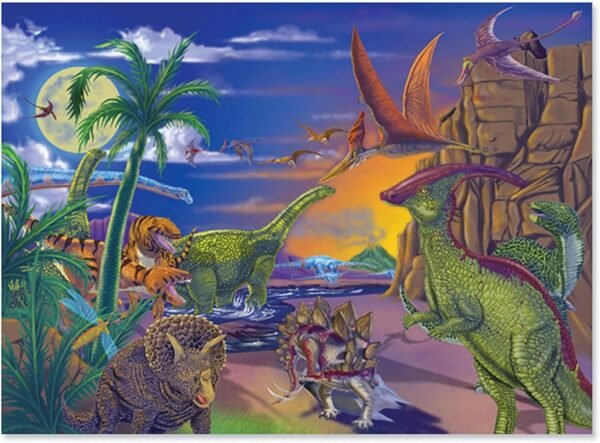 Melissa & Doug Land of Dinosaurs Jigsaw Puzzle (60 pieces)
