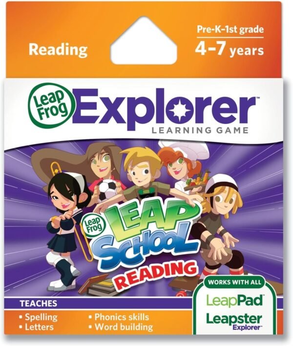 LeapFrog LeapSchool Reading Learning Game (works with LeapPad Tablets, LeapsterGS, and Leapster Explorer)