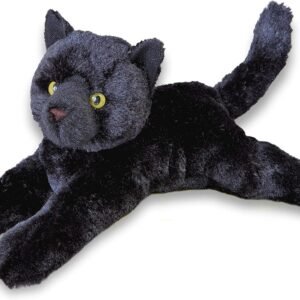 Douglas Cuddle Toys Plush Tug Black Cat Soft and Cuddly (14')