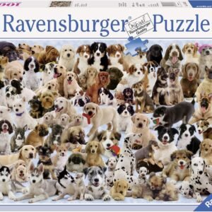 Ravensburger Dogs Galore - 1000 Piece Jigsaw Puzzle for Adults ? Every Piece is Unique, Softclick Technology Means Pieces Fit Together Perfectly