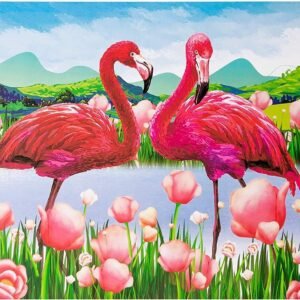 1000PCS Flamingo Jigsaw Puzzles for Kids Adults - Intellectual Educational Game Gift Wall Decorations