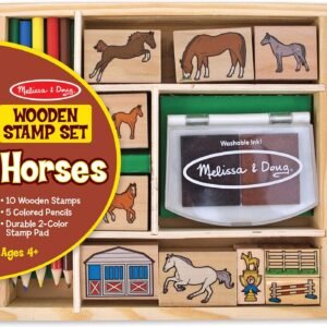Melissa & Doug Horse Stable Stamp Set