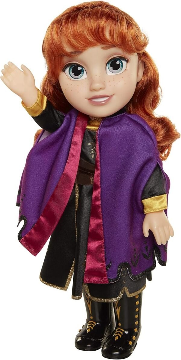 Disney Frozen 2 Anna Travel Doll - Features Violet Travel Cape Boots & Hairstyle - Ages 3+, 14 In