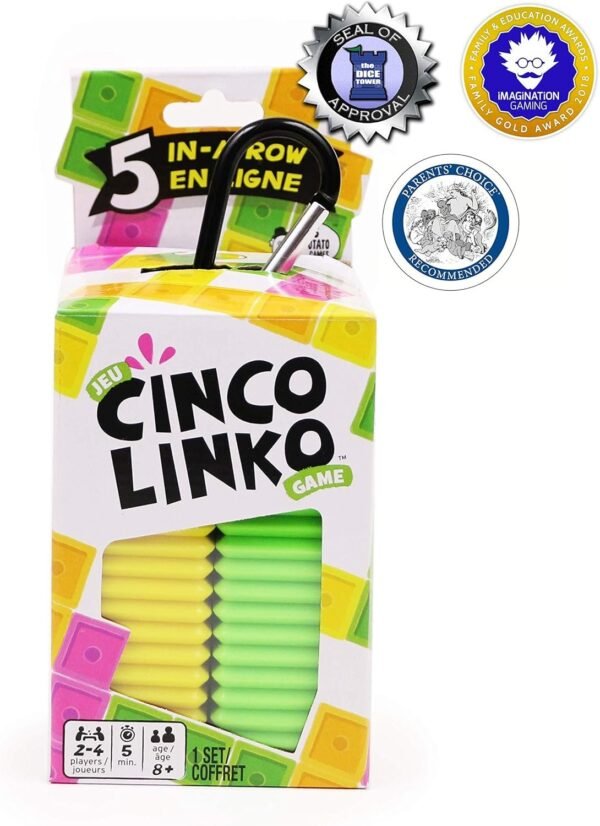 Cinco Linko, A Strategy Board Game You Can Learn in 30 Seconds or Less