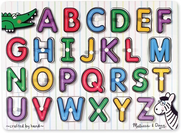 Melissa & Doug See-Inside Alphabet Peg Puzzle