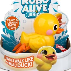 Robo Alive Junior Battery-Powered Baby Duck Bath Toy by ZURU