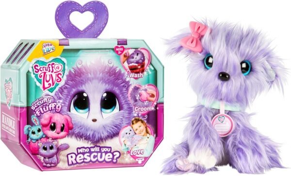 Little Live Scruff-A-Luvs Plush Mystery Rescue Pet - Purple