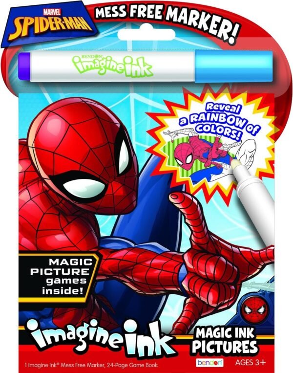 Bendon 40923 Spider-Man Imagine Ink Magic Ink Pictures