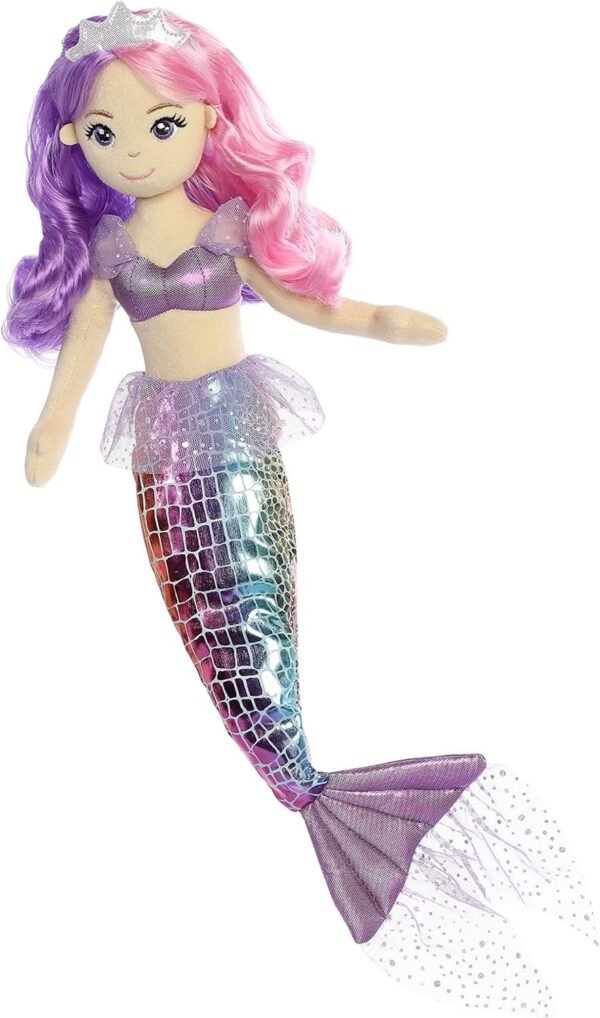 Aurora World Sea Sparkles Rainbow Mermaid Sea Iris Plush