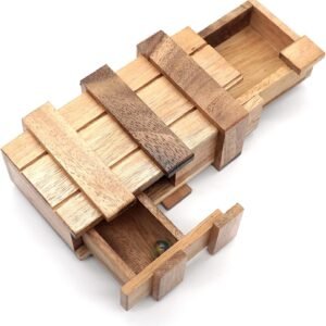 Secret Puzzle Box for Adults Magic Money Holders for Adults and Card Wooden Secret Compartments Gift Cards Case Holder Japanese Puzzle Boxes Case Gifts
