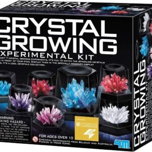 4M 5557 Crystal Growing Science Experimental Kit - Easy DIY Stem Toys Lab Experiment Specimens, A Great Educational Gift for Kids & Teens, Boys & Girls