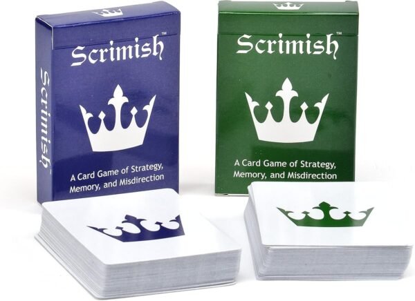 Nexci Scrimish Strategy Card Game - Portable Party Game: 2 Pack