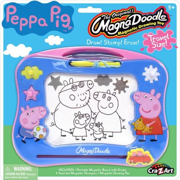Cra-Z-Art Peppa Pig Travel Magna Doodle - Magnetic Screen Drawing Toy, Multicolor (21017)