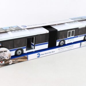 Daron RT8563 New York City MTA Metro Articulated Electric Bus 1:43 Scale- 16 Inches long