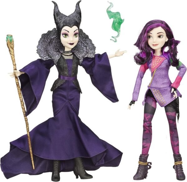 Disney Descendants Mal Isle of The Lost & Maleficent 2 Pack (Amazon Exclusive)