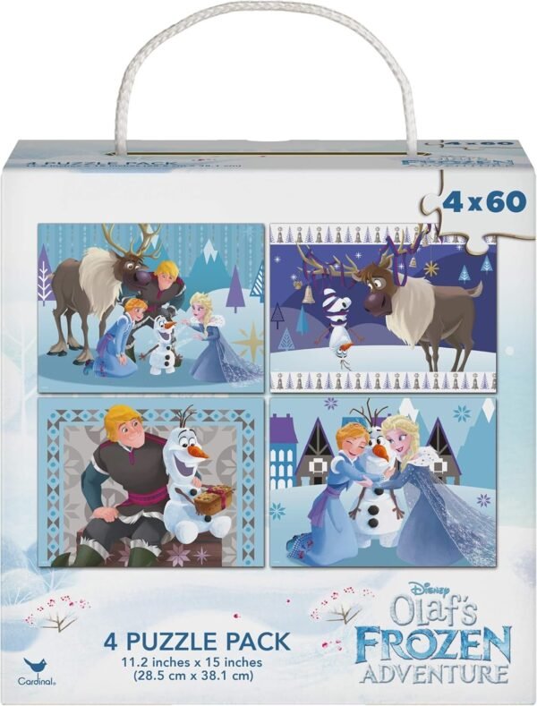 Frozen Puzzles, 60 Pieces, (4-Pack)
