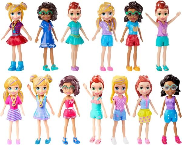 Polly Pocket Doll With Trendy Outfit 2018 Edition Measures Approx. 3.5' Tall (1 Doll)