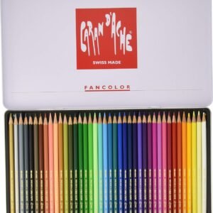 Caran d'Ache Fancolor Color Pencils, 40 Colors