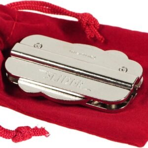 Slider Hanayama Puzzle, New 2020 Release, with RED Velveteen Drawstring Pouch
