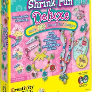 Creativity for Kids Shrink Fun Deluxe - Shrink Plastic Deluxe Activity Kit