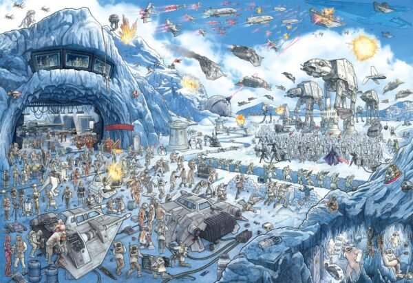 Buffalo Games Star Wars - Search Inside: Battle of Hoth - 2000 Piece Jigsaw Puzzle