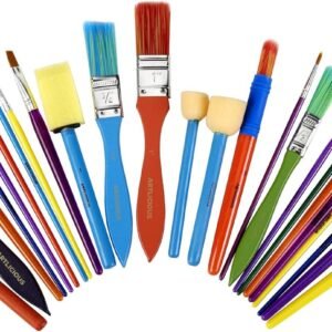 Artlicious - All Purpose Kids' Paint Brush Set (25 Brushes)
