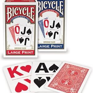 Bicycle Large Print Playing Cards (2-Pack)