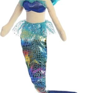 Aurora World Sea Sparkles Mermaid Plush, Rainbow Indigo