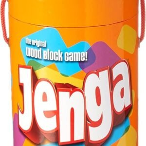 Jenga Game Wooden Blocks Stacking Tumbling Tower Kids Game Ages 6 and Up (Amazon Exclusive)