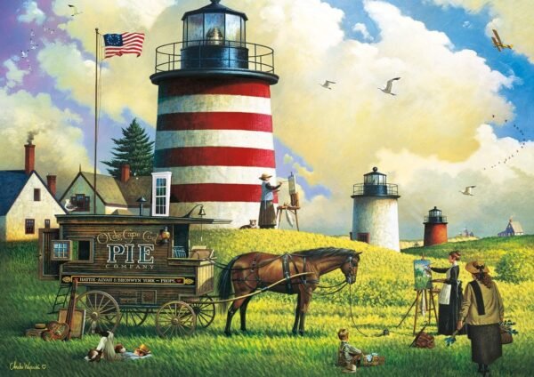 Buffalo Games - Charles Wysocki - The Three Sisters - 300 Piece Jigsaw Puzzle