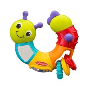 Infantino Topsy Turvy Twist and Play Caterpillar Rattle