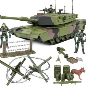Click N' Play Military Armored Assault Tank 27 Piece Play Set with Accessories.