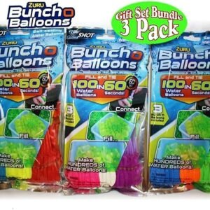 Zuru Bunch O Balloons Instant 100 Self-Sealing Water Balloons Complete Gift Set Bundle, 3 Piece (300 Balloons Total)