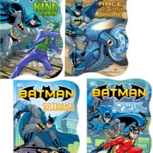 Superhero Board Books Ultimate Set Toddlers Kids -- 8 Shaped Board Books Featuring Batman, Superman, Spiderman and More