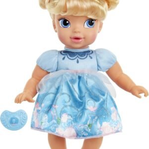 Disney Princess Deluxe Baby Cinderella Doll with Pacifier Toy