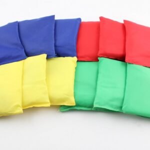Ifavor123 Assorted Color Nylon 5? Bean Bags for Tossing Games Family Fun