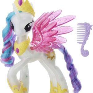 My Little Pony the Movie Glitter and Glow Princess Celestia Unicorn Toy Pony Figure