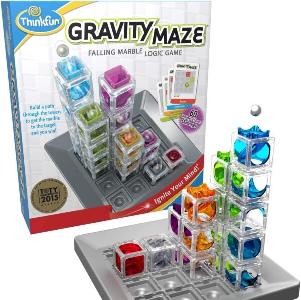 ThinkFun Gravity Maze Marble Run Brain Game and STEM Toy for Boys and Girls Age 8 and Up ? Toy of the Year Award Winner